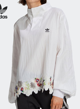 Adidas/阿迪达斯正品三叶草当季新款女子休闲套头卫衣 H59014