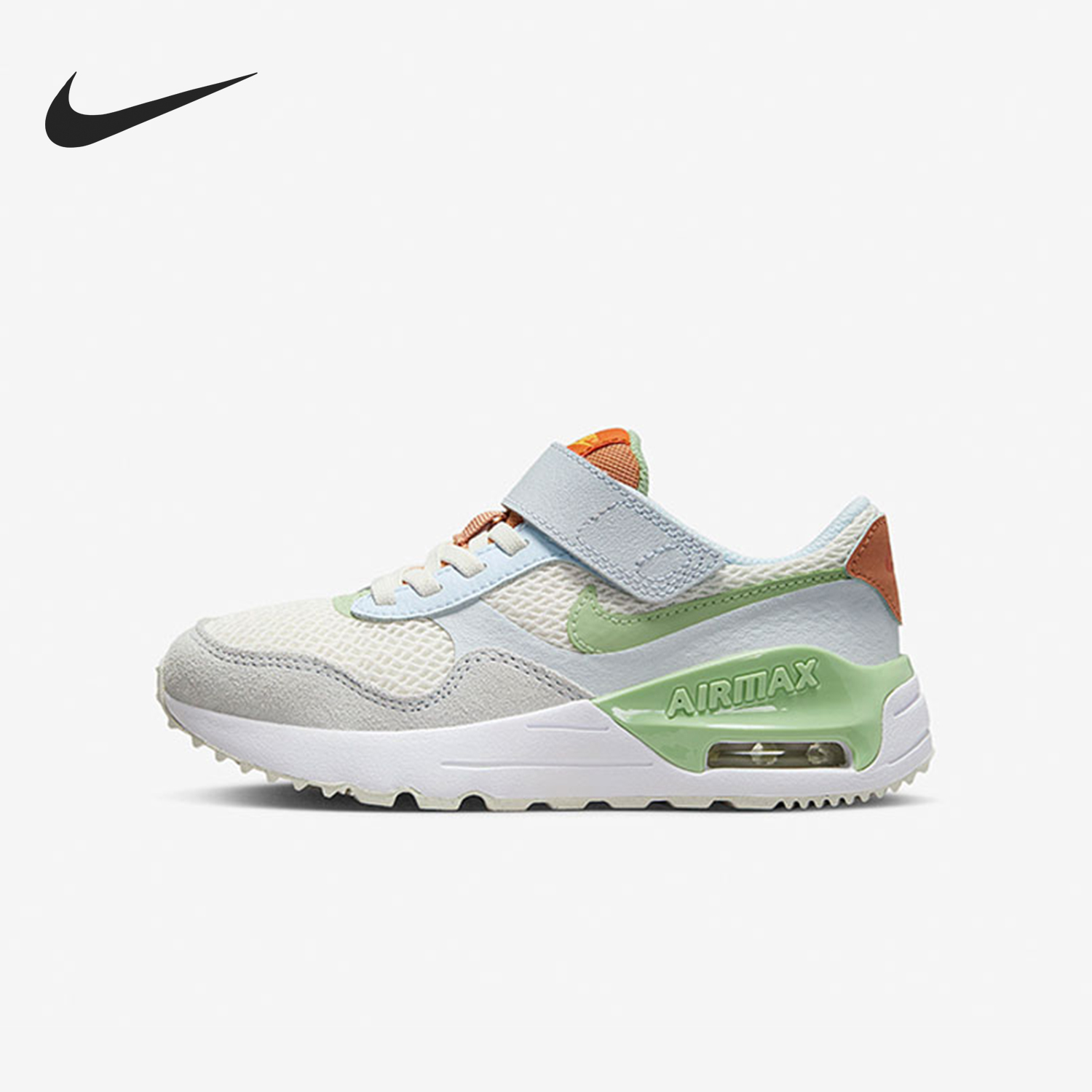 Nike/耐克正品 Air Max SYSTM 小童减震耐磨跑步鞋DQ0285-006