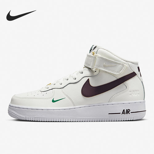 Nike/耐克正品Air Force 1男子休闲运动中帮板鞋DR9513-100