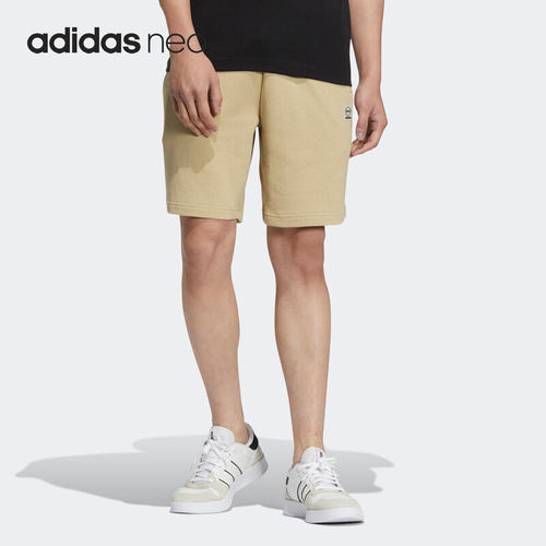 Adidas/阿迪达斯正品neo夏季新款男女运动透气跑步短裤HN8775