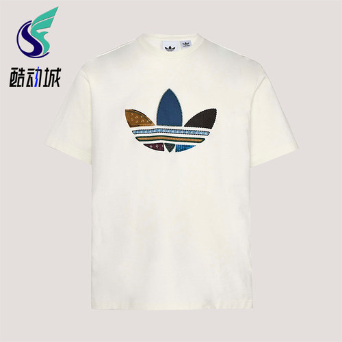 Adidas/阿迪达斯正品三叶草男士运动松弛感宽松轻盈短袖T恤KW5670