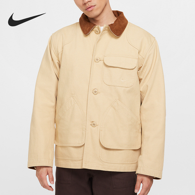 Nike/耐克正品Life 男士法兰绒拼接衬里工装风外套FZ0133-252
