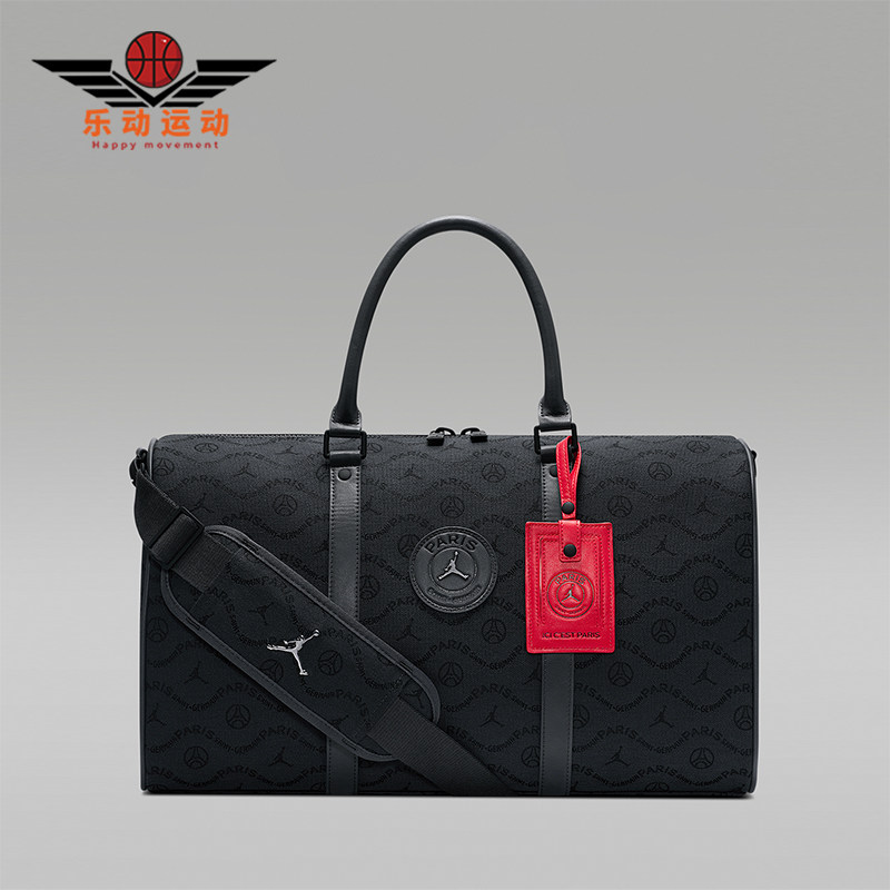Nike/耐克正品JORDAN新款男煤黑红色旅经典休闲行李包IQ3208-060
