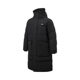 李宁正品 反伍BADFIVE男子宽松休闲运动训练保暖连帽羽绒服AYMV707