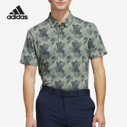 Adidas/阿迪达斯正品男士透气柔软舒适休闲短袖Polo衫JF9024