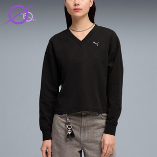 Puma/彪马ES新款女黑色运动休闲日常经典穿运动卫衣694093-01