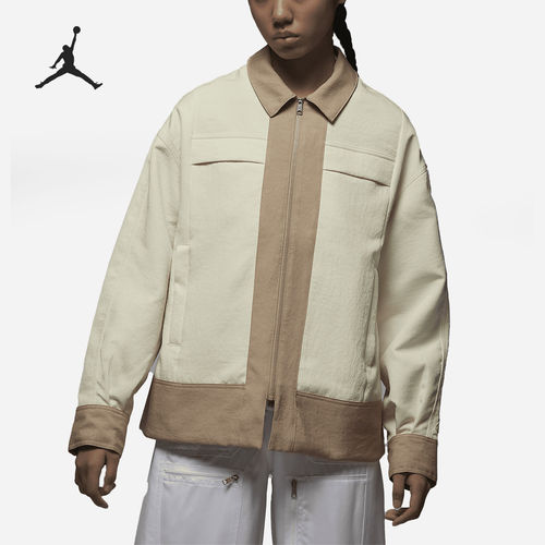 Nike/耐克正品JORDAN女士翻领休闲工装夹克外套DX0505-113