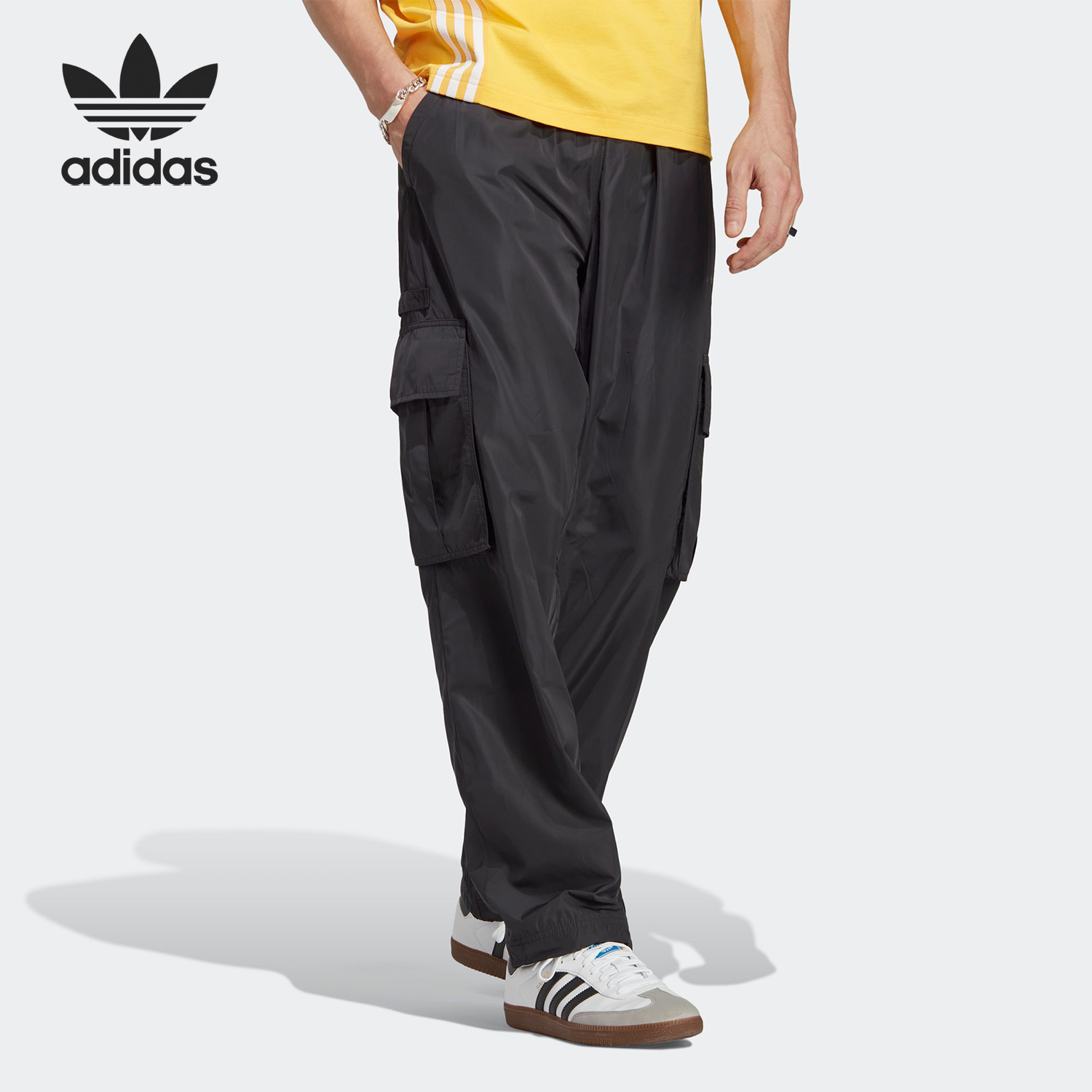 Adidas/阿迪达斯正品三叶草男子夏新款工装风运动长裤IB8739