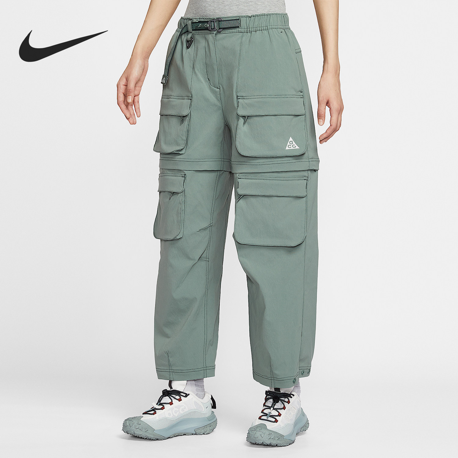 Nike/耐克正品2025秋季款女士可拆卸宽松工装长裤HV6392-364