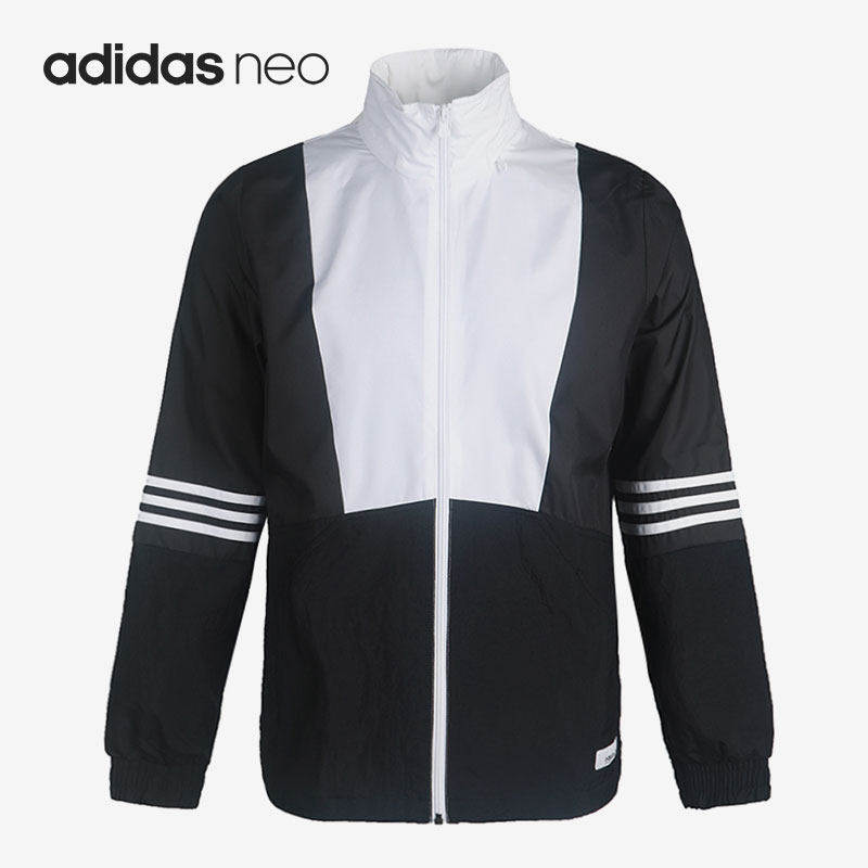 Adidas/阿迪达斯正品当季 NEO 男子运动休闲连帽夹克外套 GJ8767,运动服/休闲服装,运动茄克/外套,淘宝优惠券,粉丝福利购,淘宝优惠卷