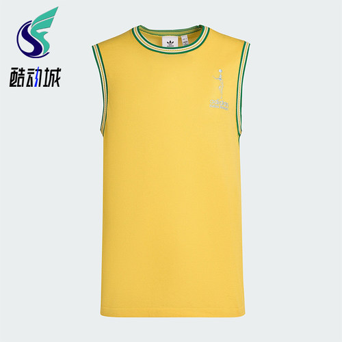 Adidas/阿迪达斯正品三叶草贾巴尔运动马甲JY6经典运动马甲JY6077