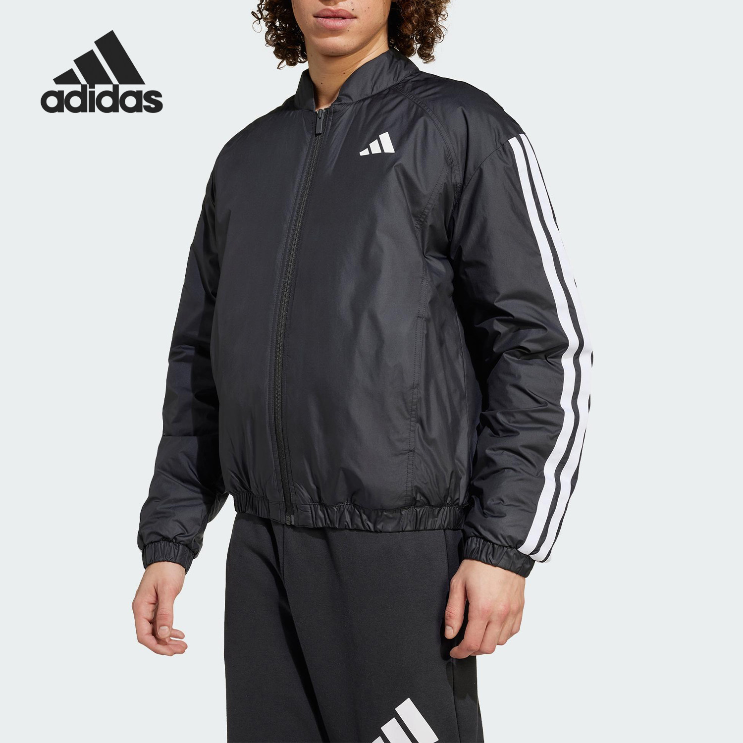 Adidas/阿迪达斯正品冬季新款男士运动休闲立领棉服JD1294,运动服/休闲服装,运动棉衣,淘宝优惠券,粉丝福利购,淘宝优惠卷