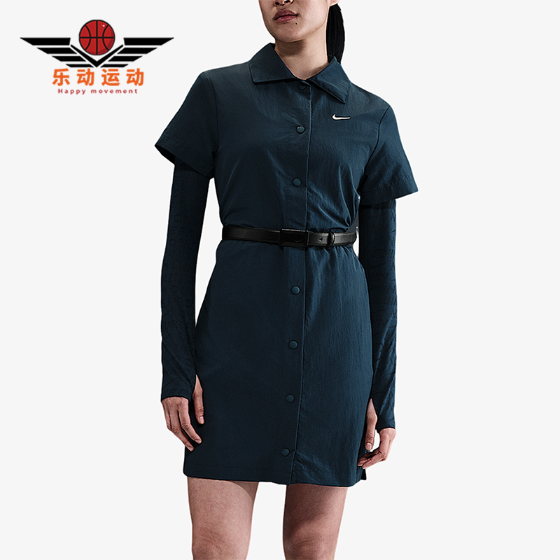 Nike/耐克正品Sportswear女士运动日常休闲透气连衣裙HJ1145-478