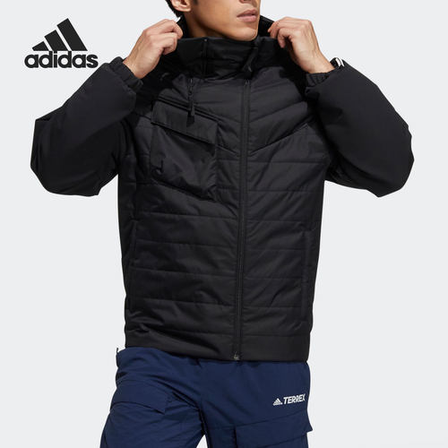 Adidas/阿迪达斯正品当季新款男女休闲运动保暖棉服H23105