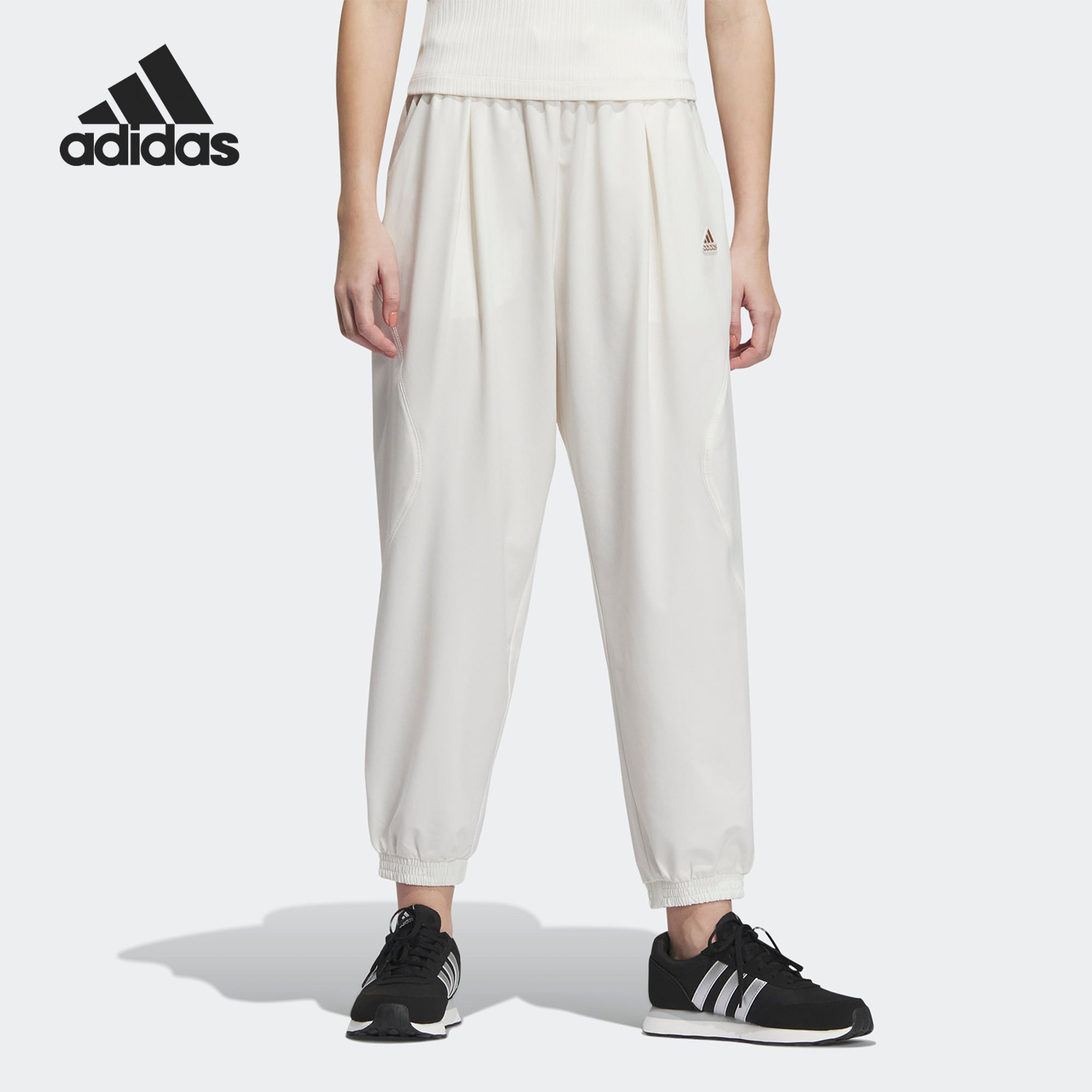 Adidas/阿迪达斯正品当季新款梭织透气女子运动长裤IN9073