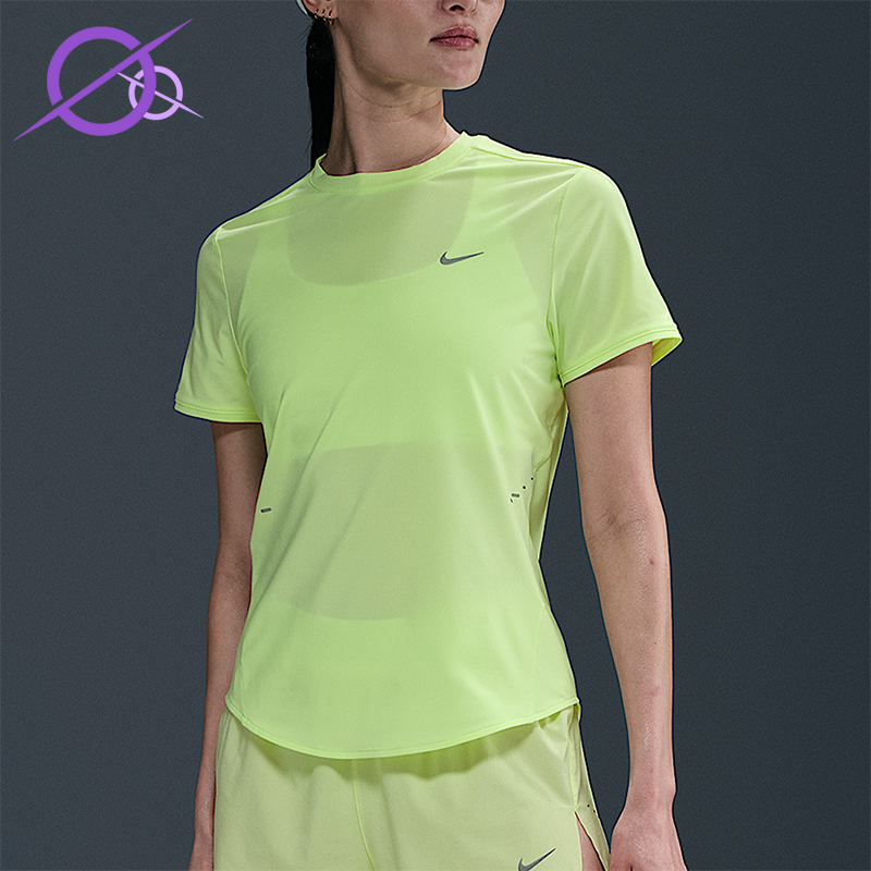 Nike/耐克正品2025女士耐穿运动透气圆领网眼跑步短袖HM9699-701
