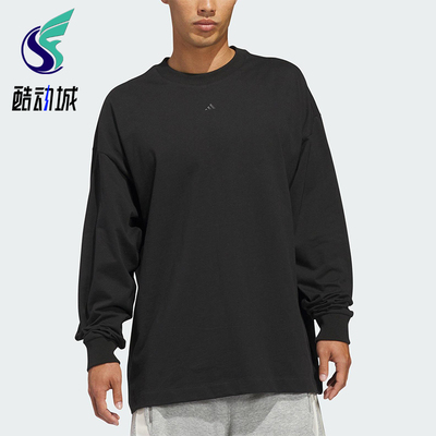 Adidas/阿迪达斯正品2025冬季款男女日常圆领套头长袖上衣KB7554