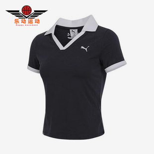LATE ADD女士运动透气套头修身 休闲短袖 Puma 692774 彪马正品