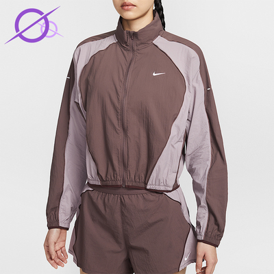 Nike/耐克正品春秋女士休闲立领复古日常运动夹克外套IM9481-502