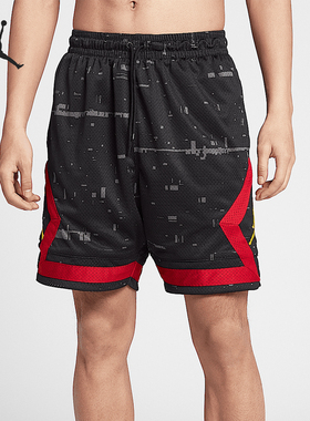 Nike/耐克正品JORDAN男士篮球训练针织运动短裤AQ0621-010