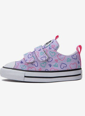 Converse/匡威正品新款婴童时尚潮流魔术贴低帮运动板鞋A08382C