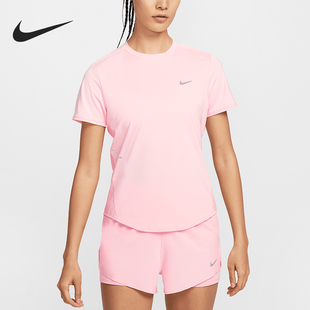 HM9699 Nike 女士透气网眼运动跑步短袖 2025夏季 607 耐克正品