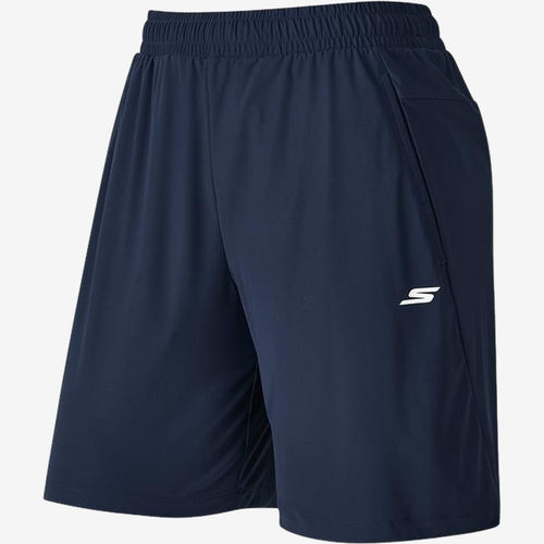 Skechers斯凯奇正品儿童款吸湿速干五分休闲短裤P224W088-0018