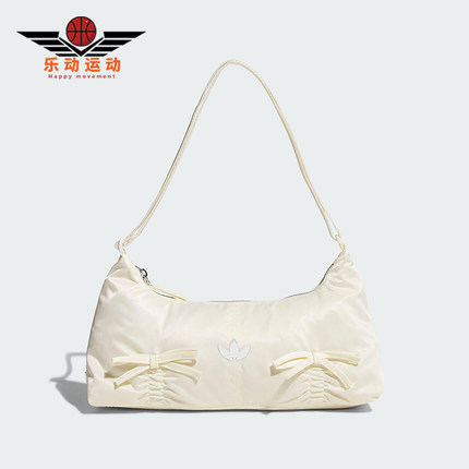 Adidas/阿迪达斯正品三叶草女士经典蝴蝶结法棍单肩挎包KC2769