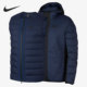 AH2206 男子舒适连帽拉链休闲运动羽绒服 410 耐克正品 Nike