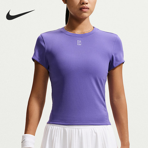 Nike/耐克正品Court Advantage女士短袖网球上衣HQ2995-579