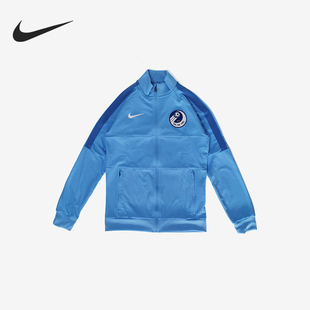 Nike/耐克正品男士拼色休闲拉链长袖足球服外套CW5872-412