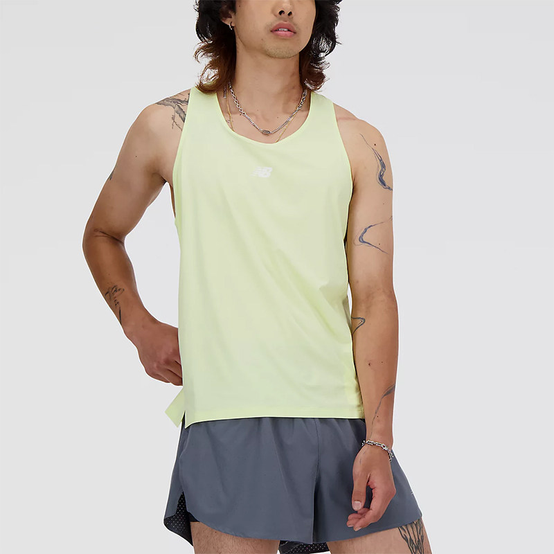 New Balance/NB正品新款男士圆领经典无袖训练背心MT41290-LLT