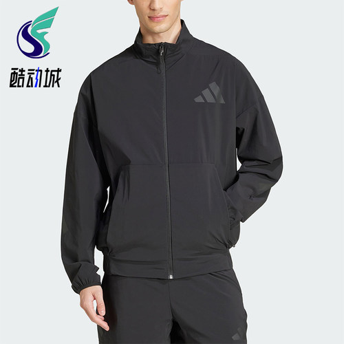 Adidas/阿迪达斯正品新款男士经典立领梭织时尚夹克外套JN9026