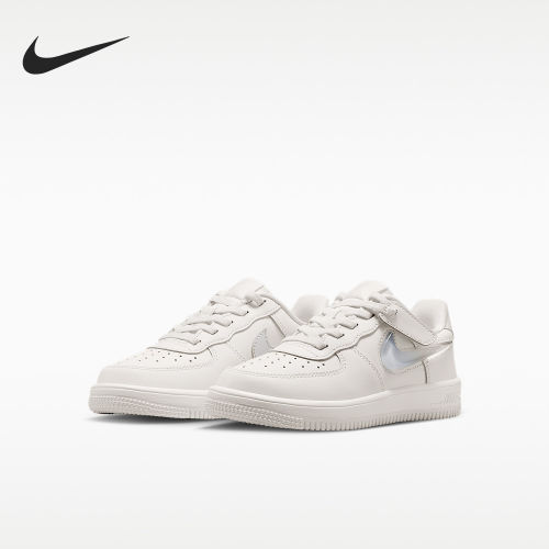Nike耐克正品Force 1 Low EasyOn JES儿童低帮板鞋IR0592-101