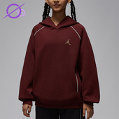 JORDAN大童休闲针织套头刺绣连帽卫衣IR8009 Nike 耐克正品 644