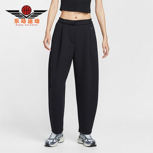 HV1965 Nike 女士简约运动休闲中腰宽松长裤 2025冬季 010 耐克正品
