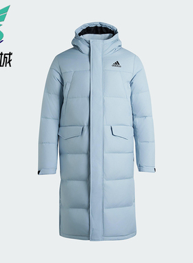 Adidas/阿迪达斯正品V L DOWN PARKA男士长款保暖羽绒服KF6747