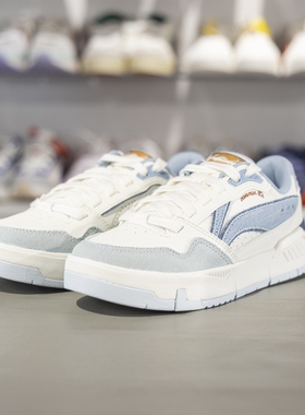 李宁正品COMMON 80s女子潮流舒适百搭柔软回弹休闲板鞋AGCV024-5