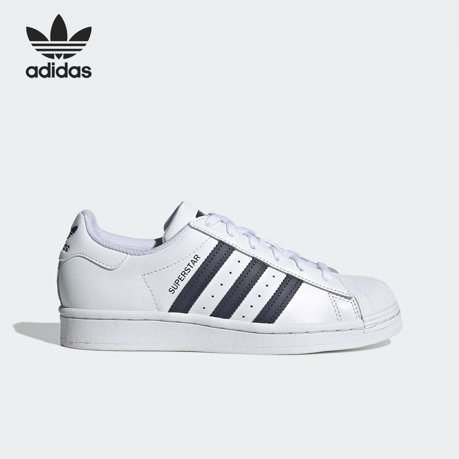 Adidas/阿迪达斯正品三叶草SUPERSTAR J大童贝壳头板鞋GY3358