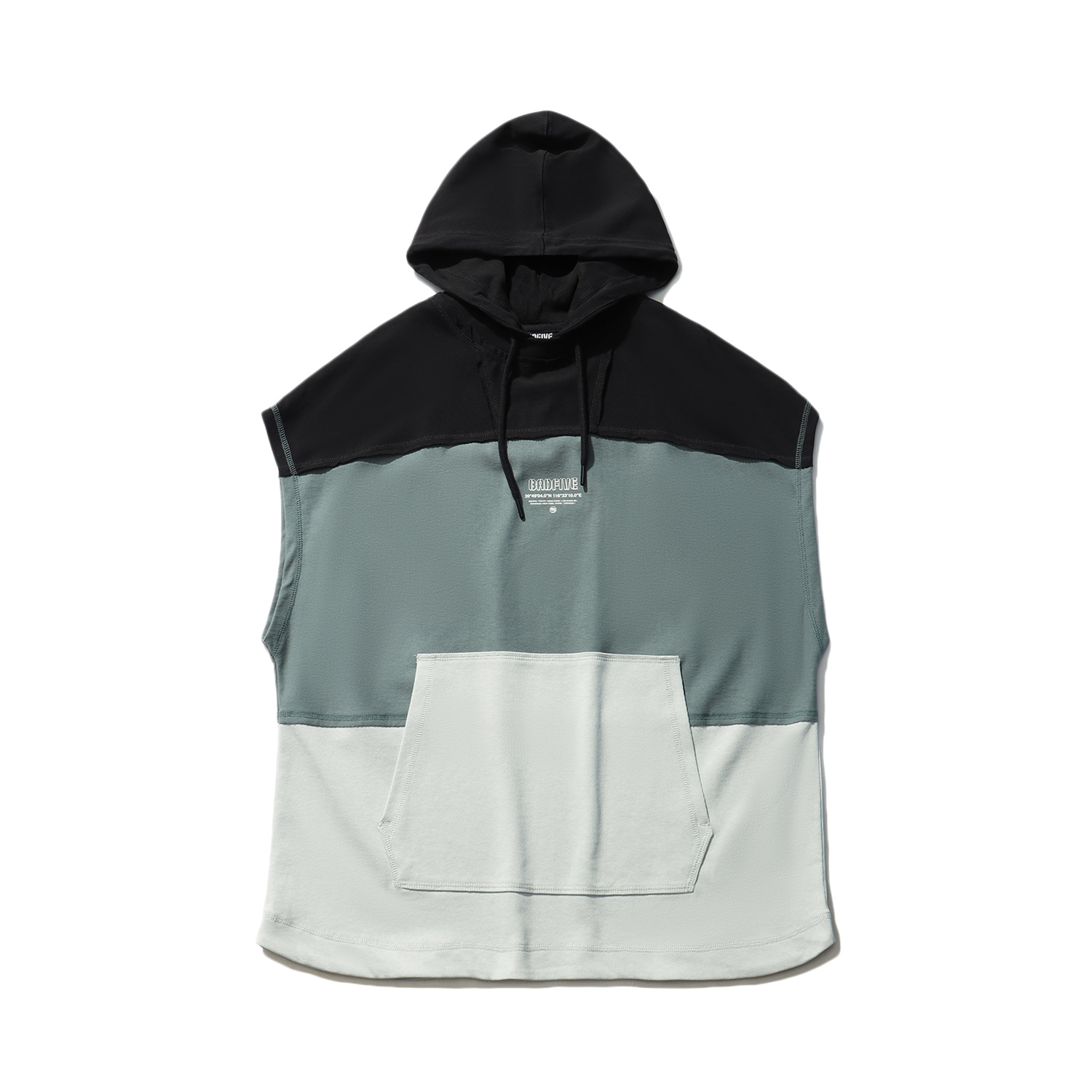 李宁夏季无袖带帽卫衣新品BAD FIVE男子纯棉宽松短袖T恤AWDR177