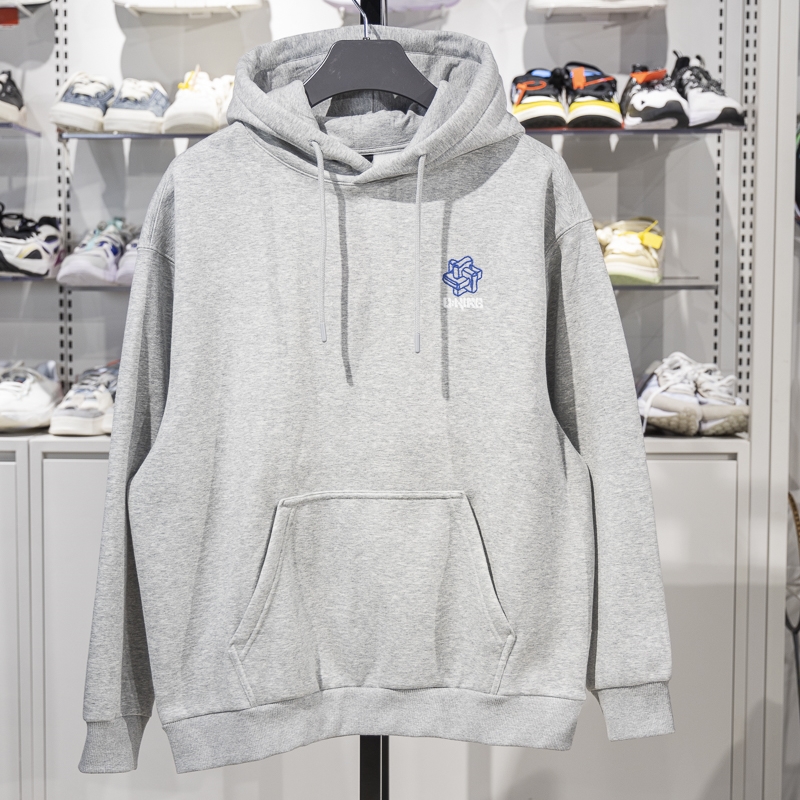 李宁正品运动潮流系列男子宽松保暖休闲连帽套头卫衣AWDT897-1