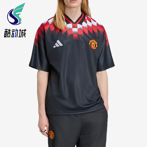 Adidas/阿迪达斯正品男士复古足球休闲文化运动短袖T恤KH4804