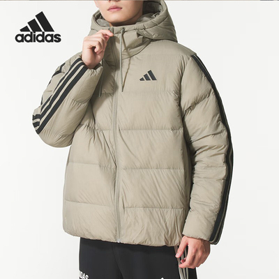 Adidas/阿迪达斯正品ESS 3S P D HD J男士连帽保暖羽绒服KH3989