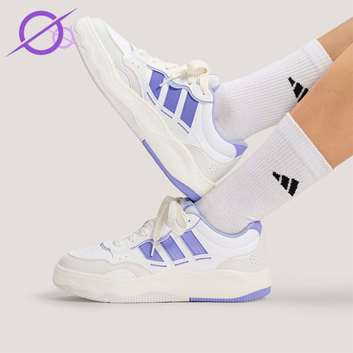 Adidas/阿迪达斯正品Lite Shuffle女士系带日常运动板鞋KH9026