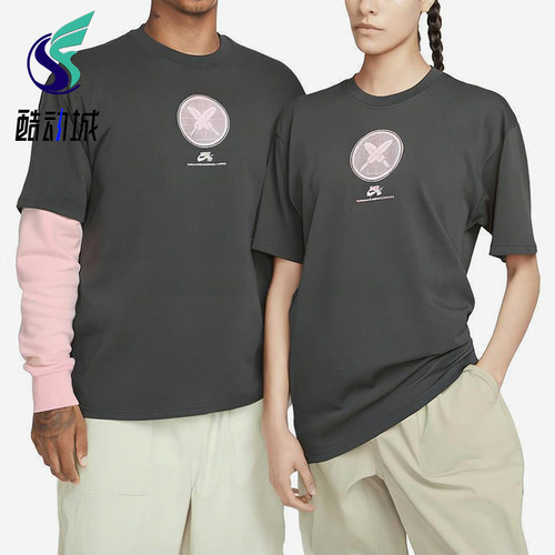 Nike/耐克正品男女同款印花圆领经典运动休闲短袖T恤FN0670-060