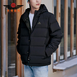 户外经典 2025男士 连帽运动保暖羽绒服KE5404 阿迪达斯正品 Adidas