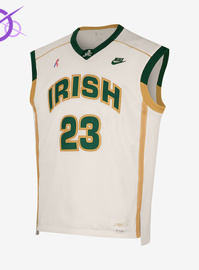 Nike/耐克正品2025男士V领套头透气经典篮球背心T恤IF0292-133