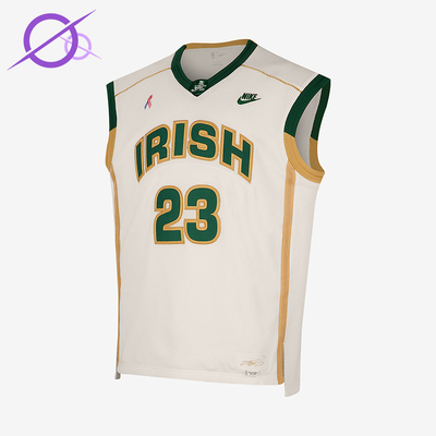 Nike/耐克正品2025男士V领套头透气经典篮球背心T恤IF0292-133