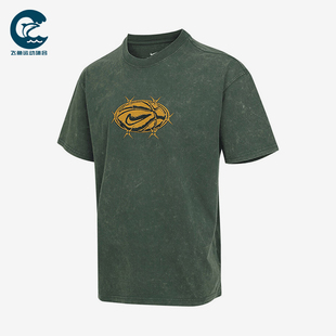 款 男士 印花时尚 Nike HV1676 2025秋季 圆领复古短袖 323 耐克正品