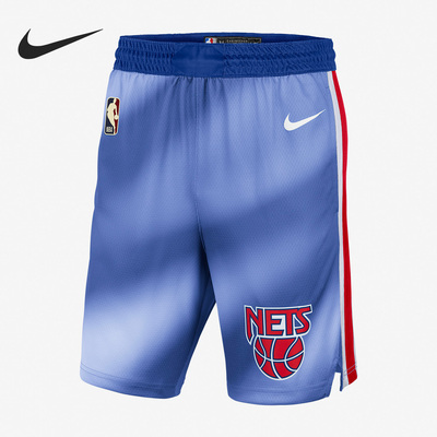 Nike/耐克正品sw球迷版布鲁克林篮网队男篮球短裤CQ4252-402